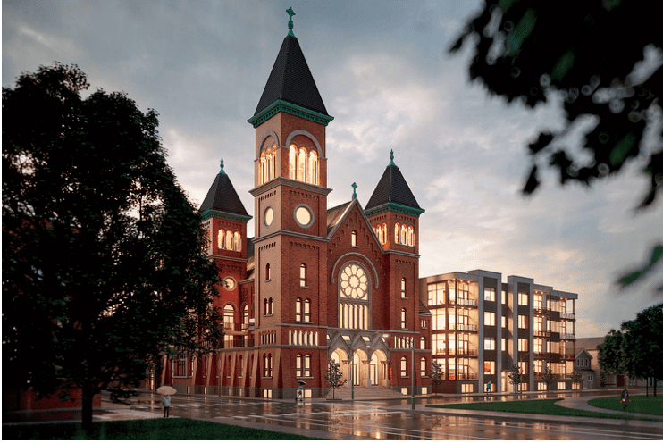 St. Boniface Church Is Resurrected as a New Condo Development. Tower-studded penthouses
